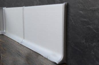 Плинтус алюминиевый L-образный анодированное серебро (3000*11*100 мм) — купить в Казани