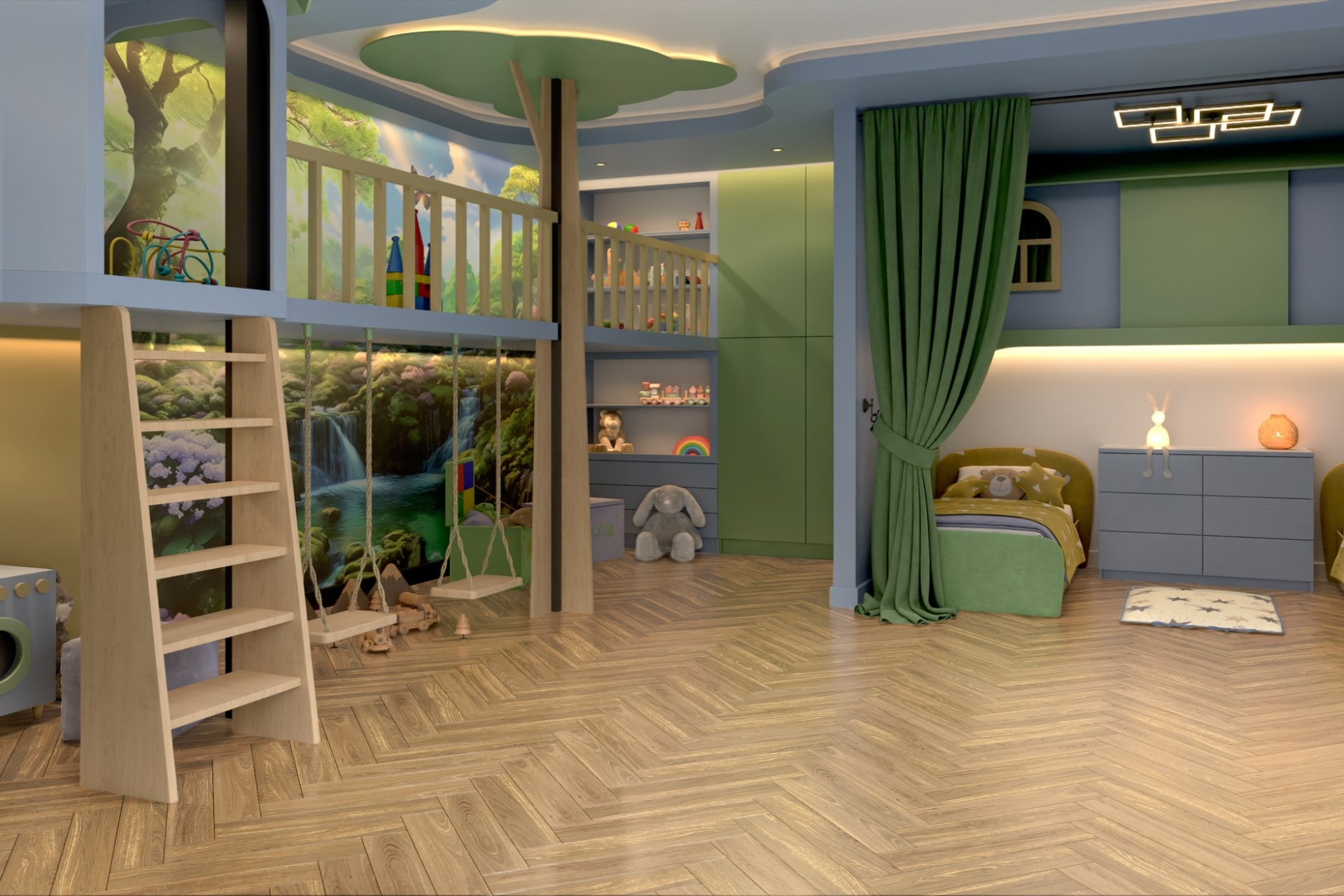 Инженерный паркет «Damy Floor» Натуральный (укладка елочкой) — купить в Казани