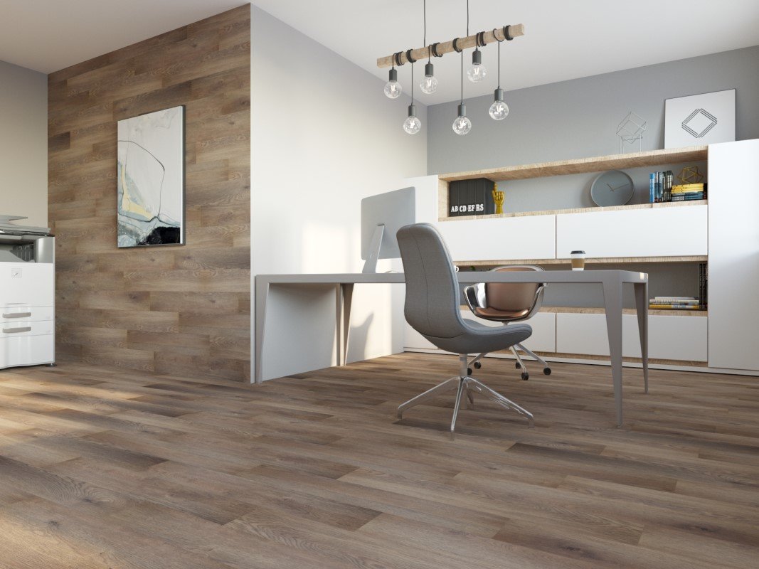 Замковая ПВХ плитка "Art Tile" Дуб Террас (920*150*4 мм) — купить в Казани