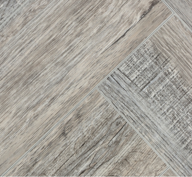 Виниловый ламинат SPC "Cronafloor" Herringbone Дуб Реймс (640*128*4,5 мм) — купить в Казани