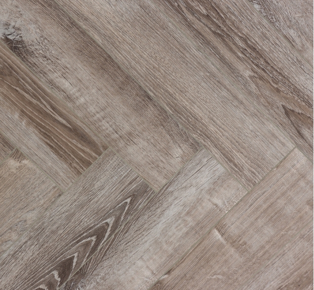 Виниловый ламинат SPC "Cronafloor" Herringbone Дуб Тулон (640*128*4,5 мм) — купить в Казани