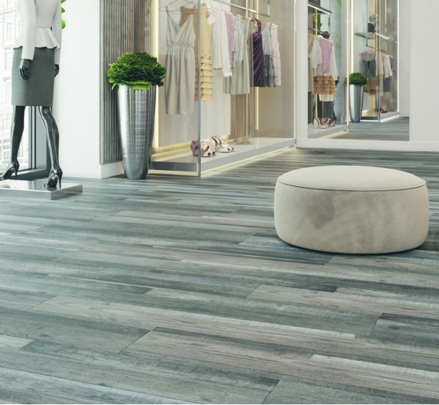 SPC ламинат "CronaFloor" Wood 4V Дуб Марсель (1200*180*4 мм) — купить в Казани