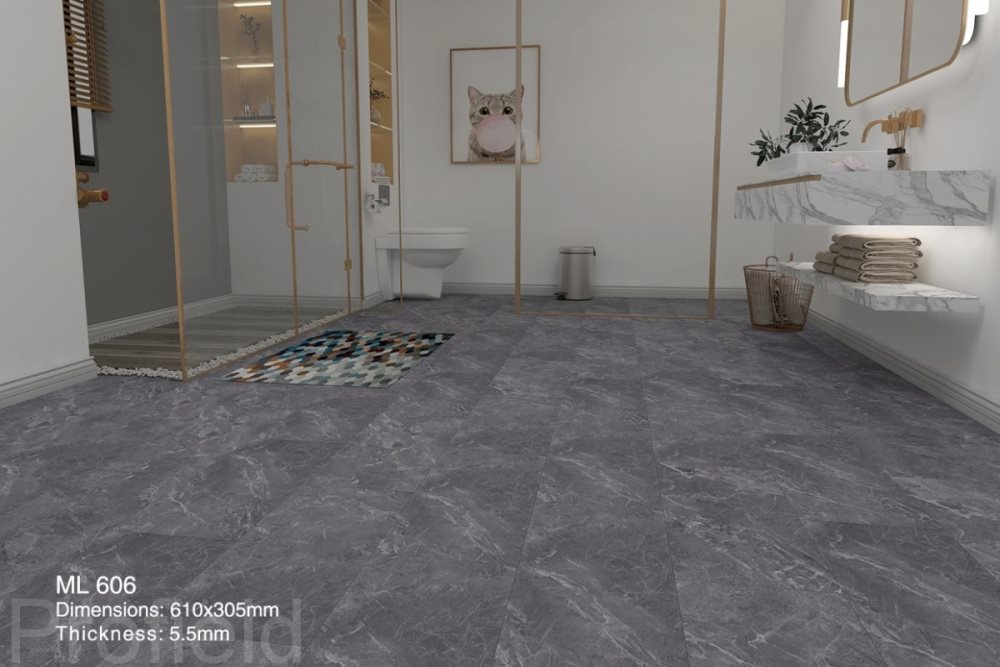 SPC ламинат "Profield" Грей марбл (305*610*5,5 мм) — купить в Казани