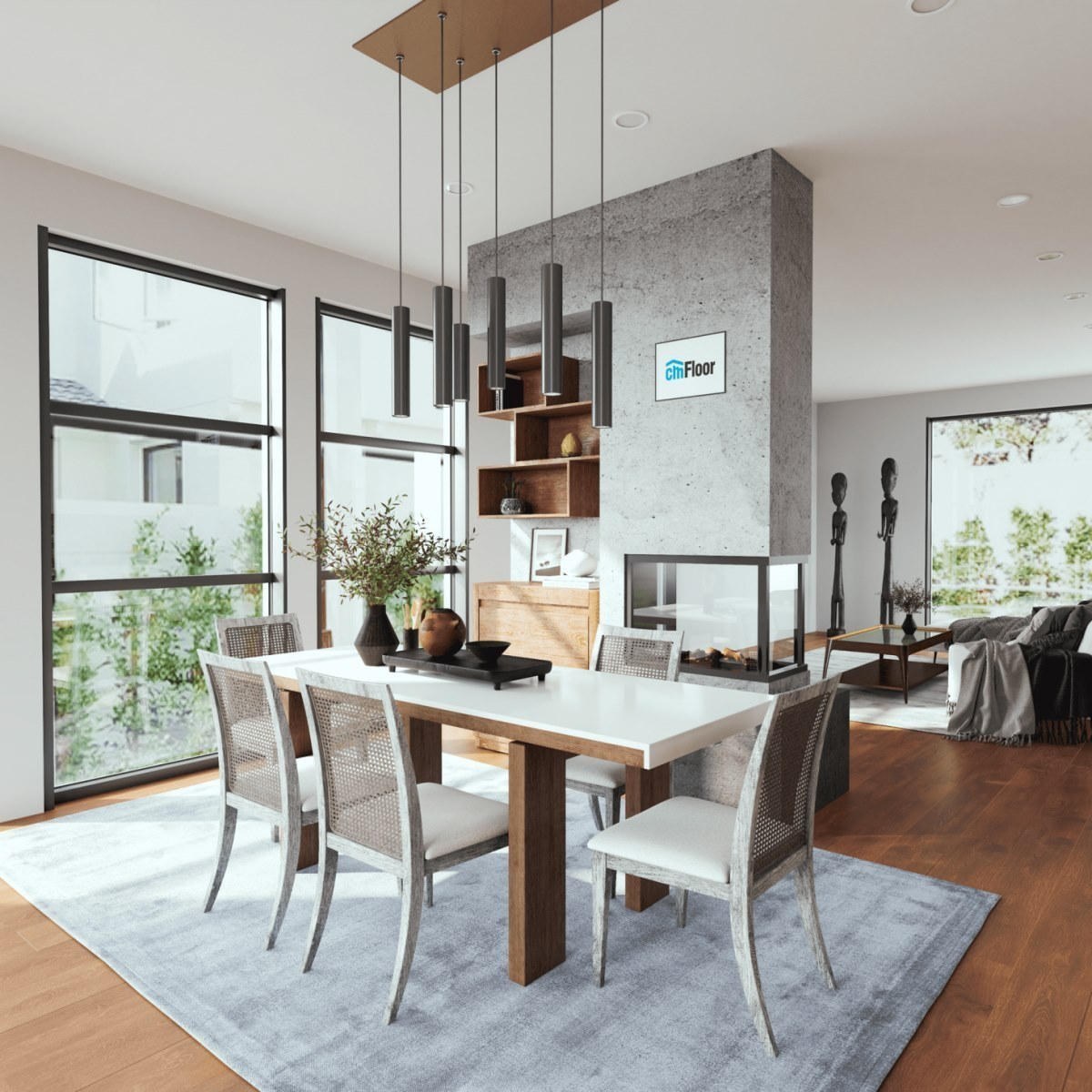 Виниловое напольное покрытие ScandiWood 18 Дуб Корица (180*1220*5 мм) — купить в Казани