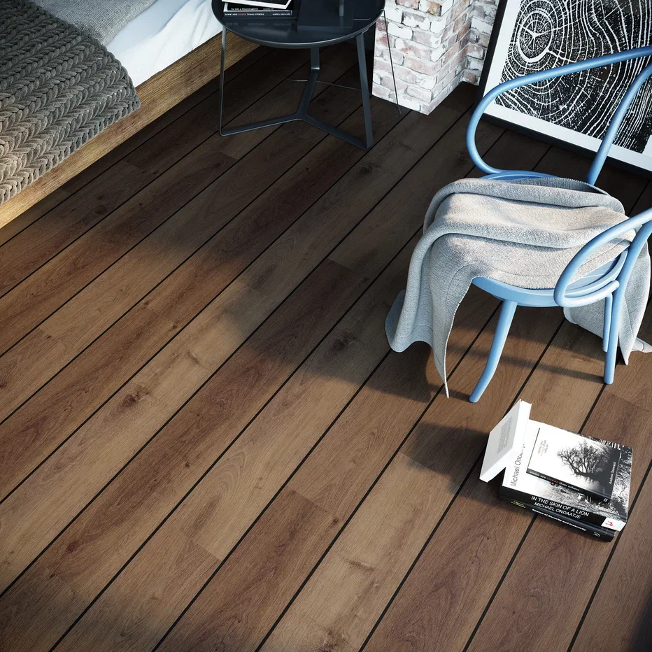 SPC ламинат "Invictus" Highland Oak Chocolate (1213*178*6мм) — купить в Казани