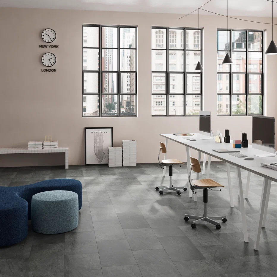 SPC ламинат "Invictus" Groovy Granite Steel (603*298*6мм) — купить в Казани