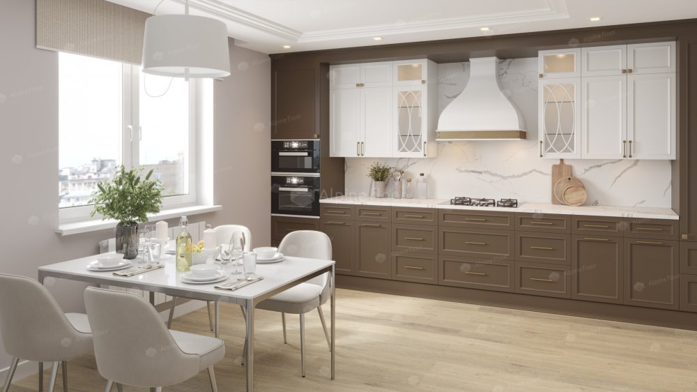 SPC Ламинат "Alpine Floor" Дуб капучино (1524*180*8 мм) — купить в Казани