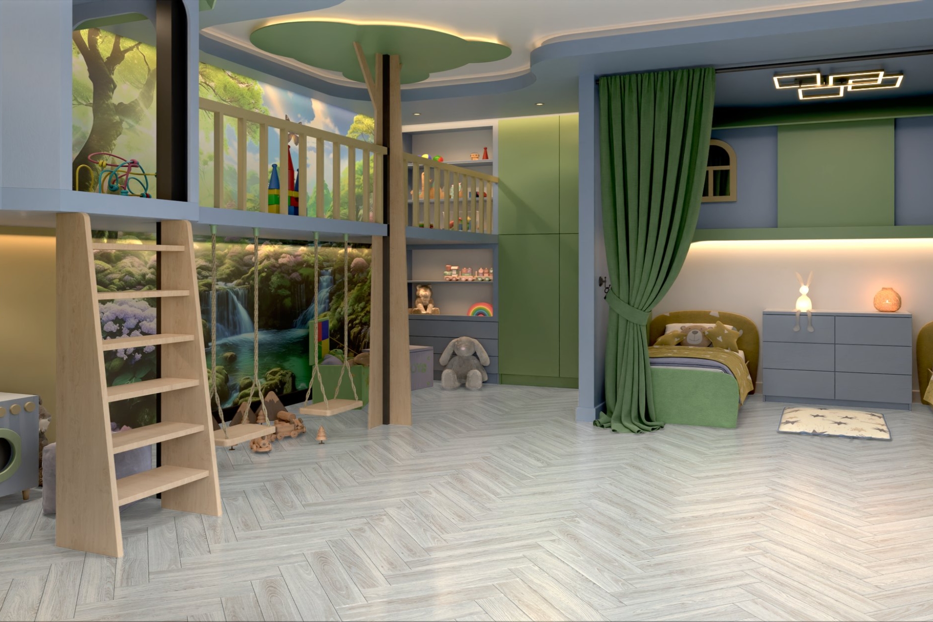 Инженерный паркет «Damy Floor» Ванильный (укладка елочкой) — купить в Казани