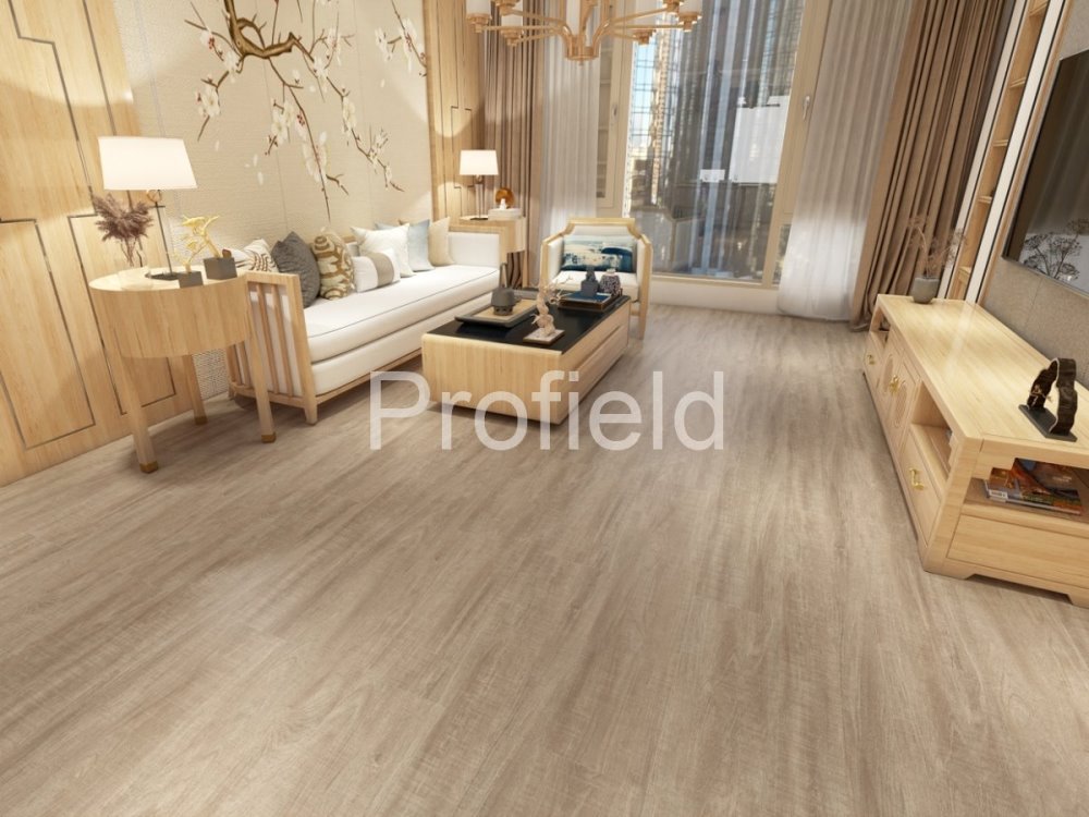 HSPC ламинат "Profield" Тик натуральный (1200*228*5,5 мм) — купить в Казани