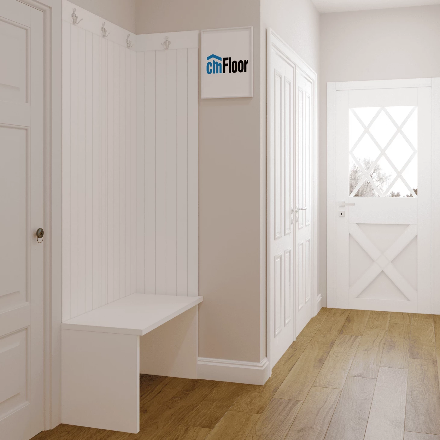 SPC плитка для пола Орех Американский (1220*180*4 мм) — купить в Казани