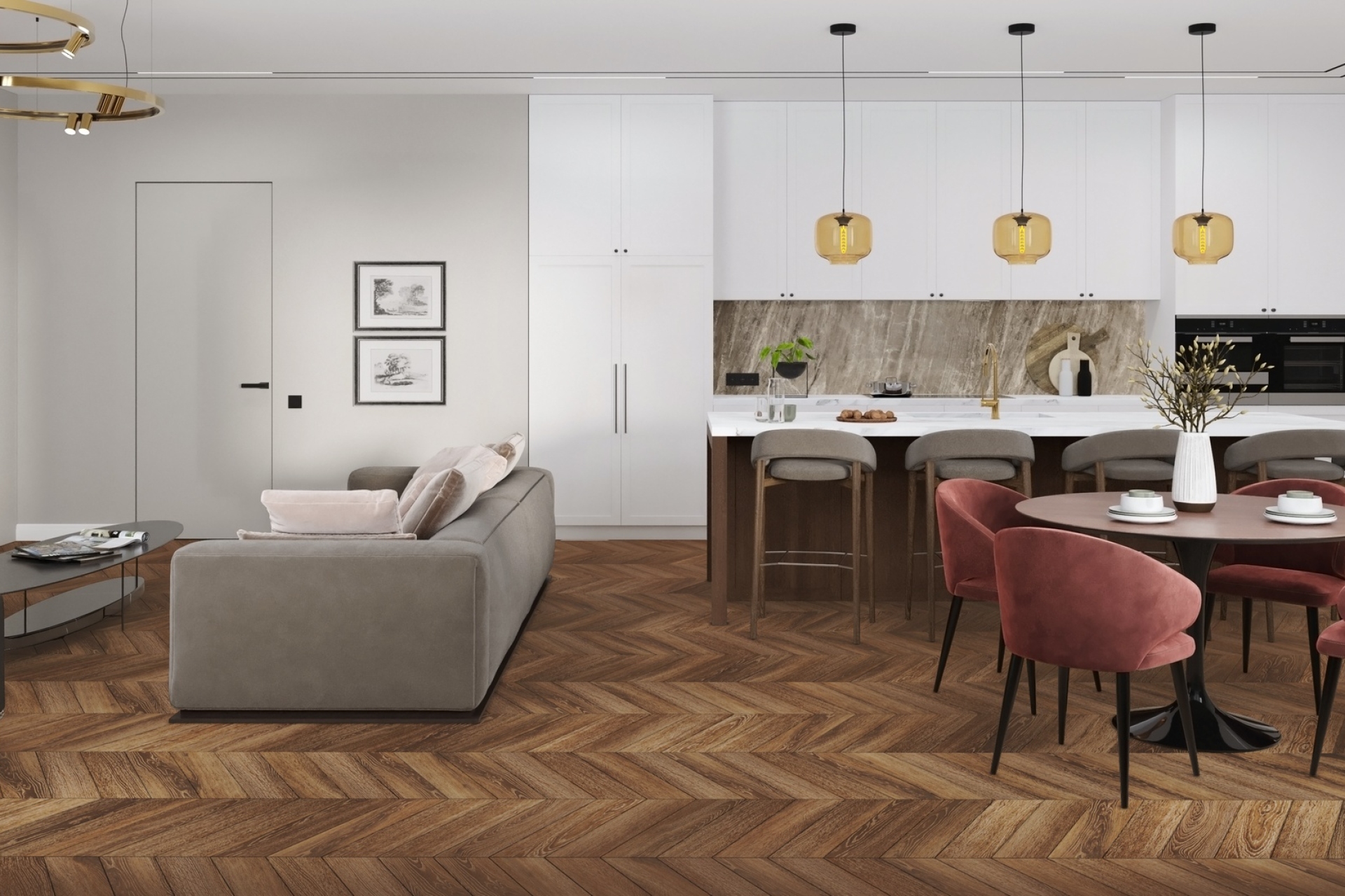 Усовершенствованная кварц-виниловая плитка «Damy Floor» Шайо (600*127*2,5 мм) — купить в Казани