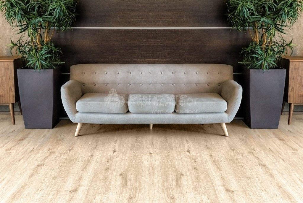 Замковая ПВХ плитка "Alpine Floor" Дуб Ваниль  (1220*183*4мм) — купить в Казани