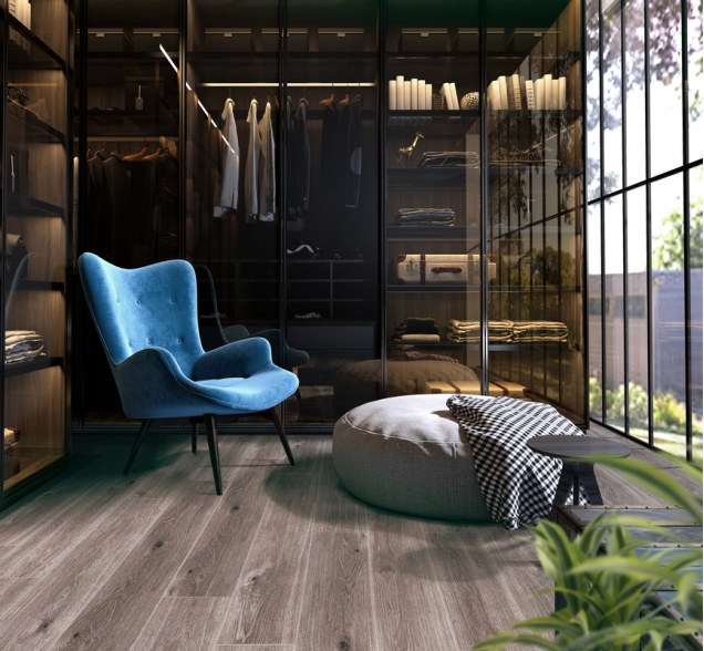 SPC ламинат "CronaFloor" Wood 4V Дуб Хельсинки (1200*180*4 мм) — купить в Казани