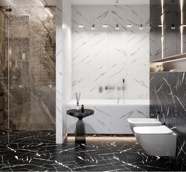 SPC ламинат "CronaFloor" Stone 4V Ноче (600*300*4 мм) — купить в Казани