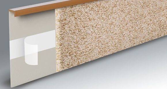 Плинтус для ковролина "Korner" Listwa зеленый (2500*13,8*50 мм) — купить в Казани