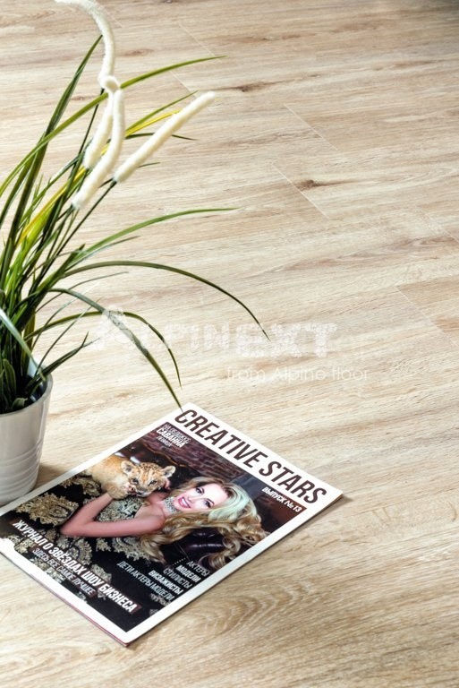 Замковая ПВХ плитка "Alpine Floor" Дуб Ваниль  (1220*183*4мм) — купить в Казани