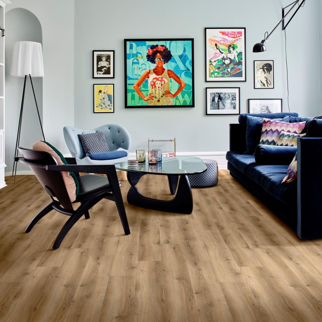 SPC ламинат "Adelar" Solida Acoustic 03826 Traditional Oak (1219*178*5 мм) — купить в Казани