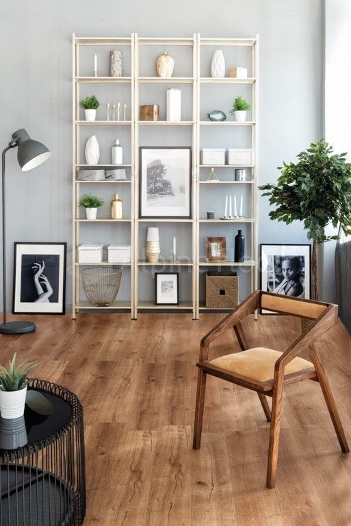 Замковая ПВХ плитка "Alpine Floor" Дуб Royal Синхронное тиснение  (1220*183*6мм) — купить в Казани