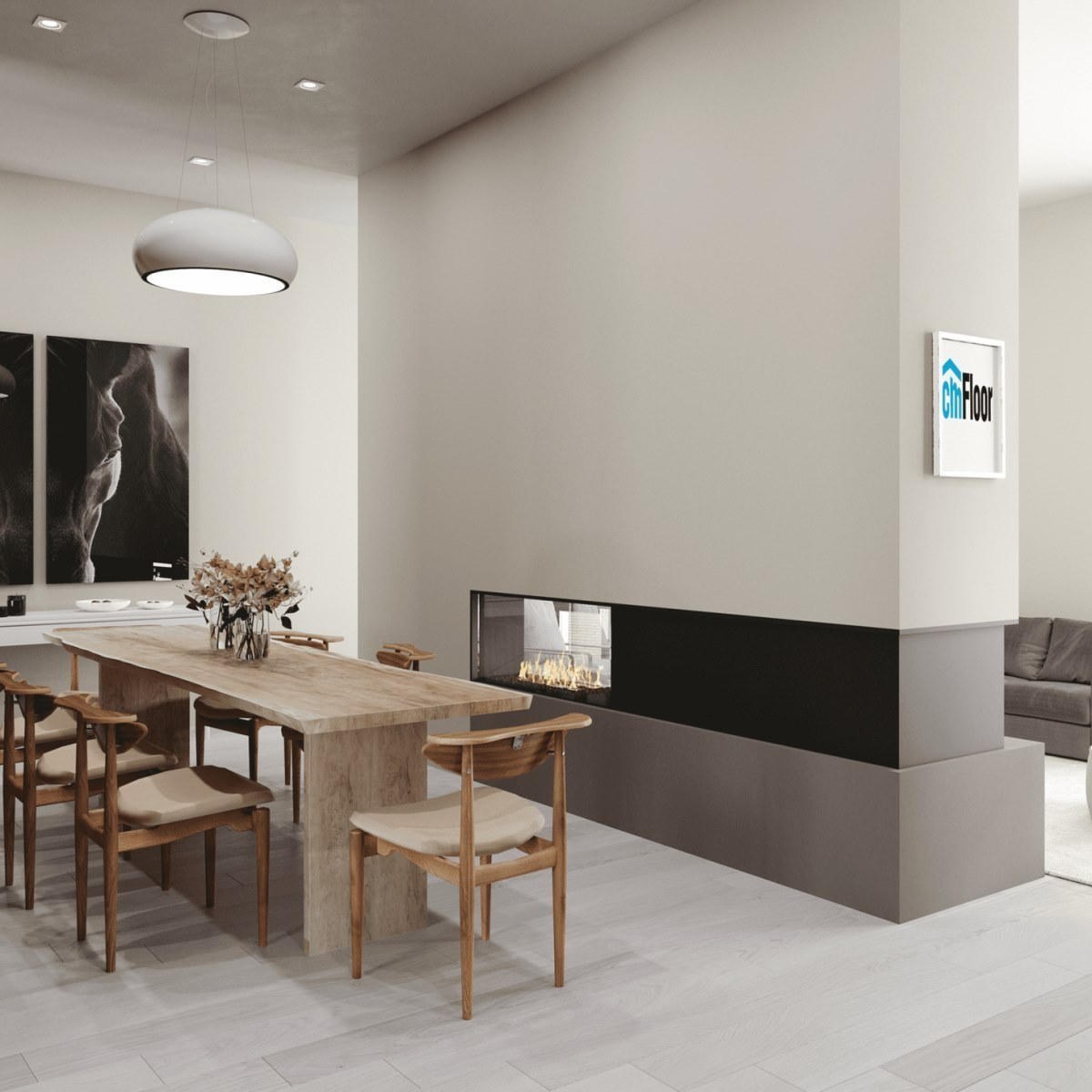 Виниловое напольное покрытие ScandiWood 02 Дуб Белый (180*1220*5 мм) — купить в Казани