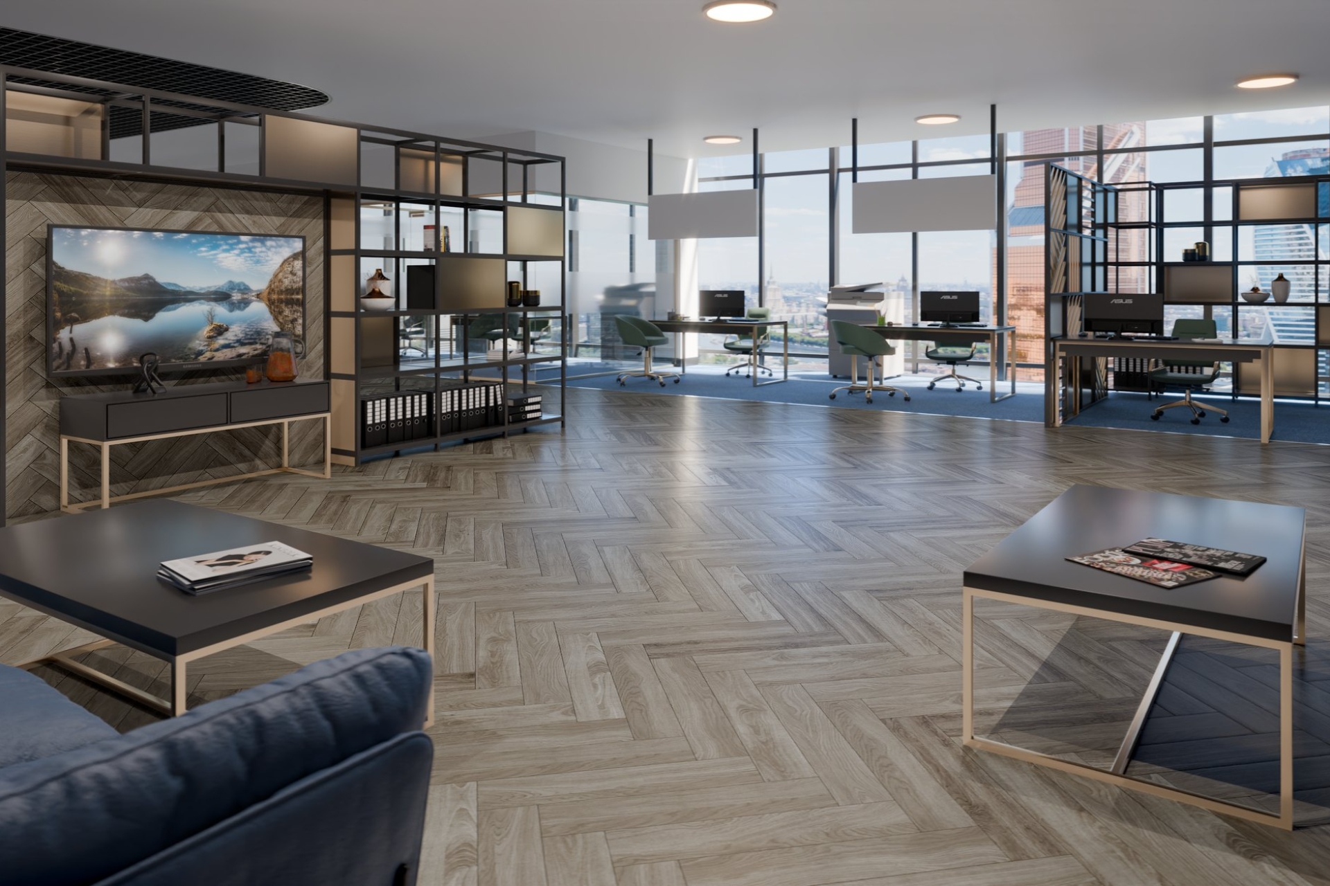 Инженерный паркет «Damy Floor» Скандинавский (укладка елочкой) — купить в Казани