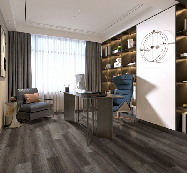 SPC ламинат "CronaFloor" Wood 4V Дуб Джакарта (1200*180*4 мм) — купить в Казани