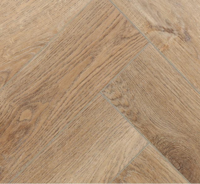 Виниловый ламинат SPC "Cronafloor" Herringbone Дуб Монпелье (640*128*4,5 мм) — купить в Казани