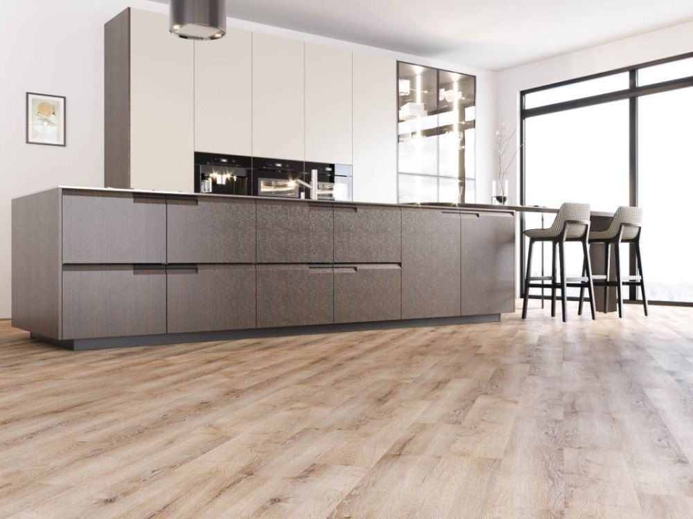 Замковая ПВХ плитка "Art Tile" Дуб Шеридан (920*150*4 мм) — купить в Казани