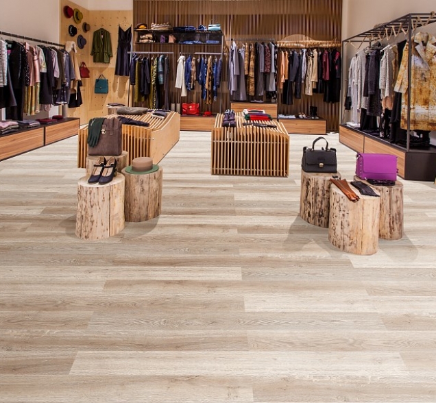 SPC ламинат "CronaFloor" Nano 4V Дуб Светлый (1200*180*3,5 мм) — купить в Казани