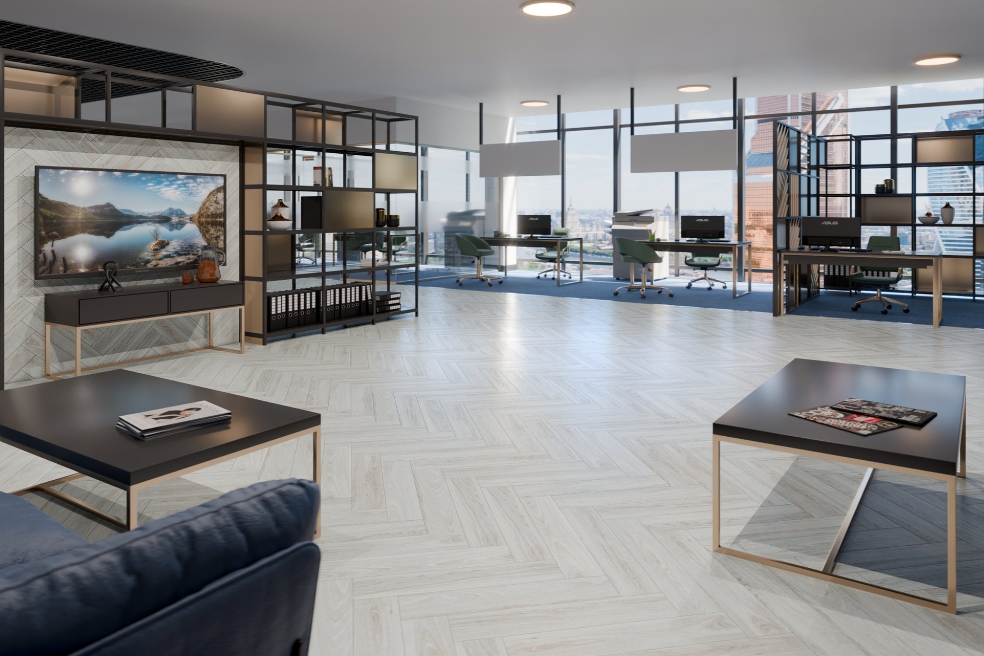 Инженерный паркет «Damy Floor» Ванильный (укладка елочкой) — купить в Казани