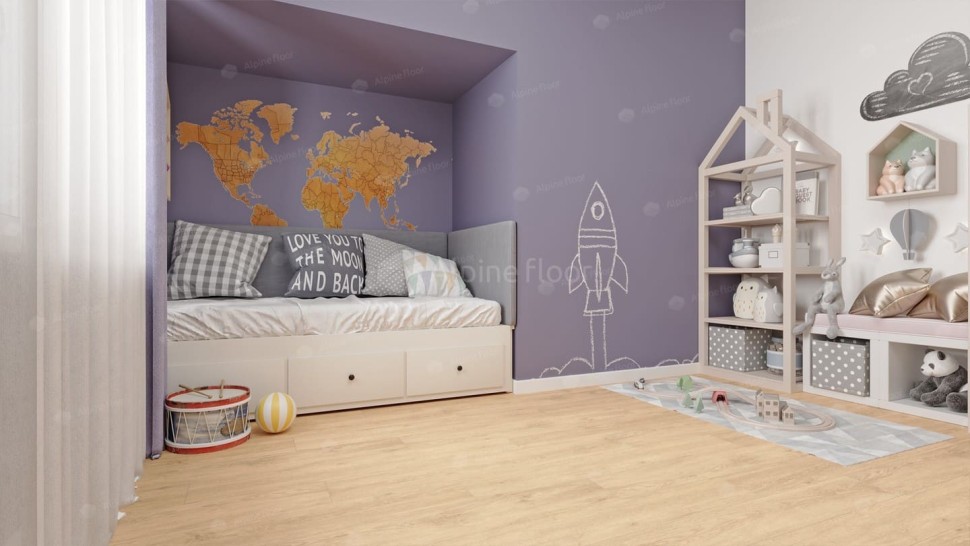 Виниловый ламинат "Alpine Floor" Classic Light MC Дуб Ваниль Селект (1220*183*3,5 мм) — купить в Казани