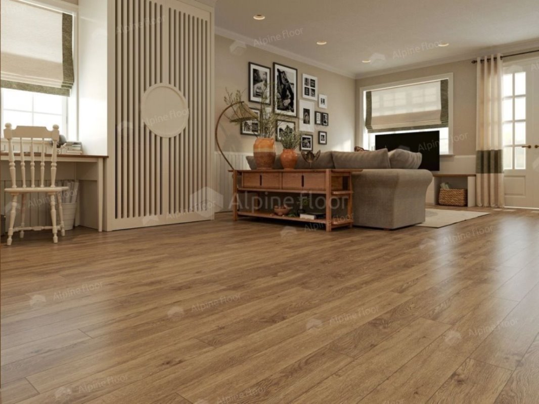 SPC Ламинат "Alpine Floor" Grand Sequoia Village Макадамия (1220*125*4 мм) — купить в Казани
