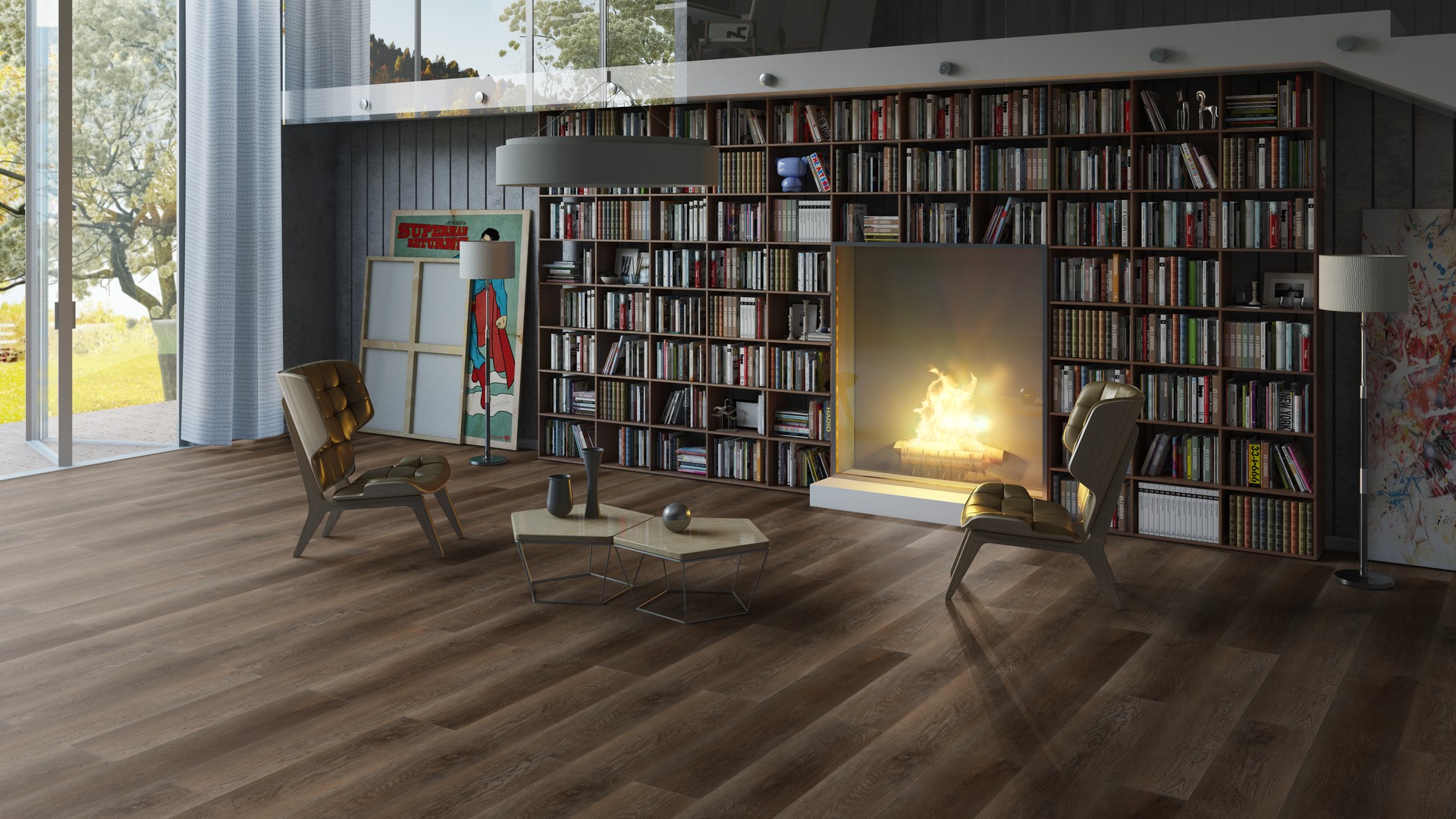 SPC ламинат "Tarkett" Deep House Rachel (1400*225*4,6 мм) — купить в Казани