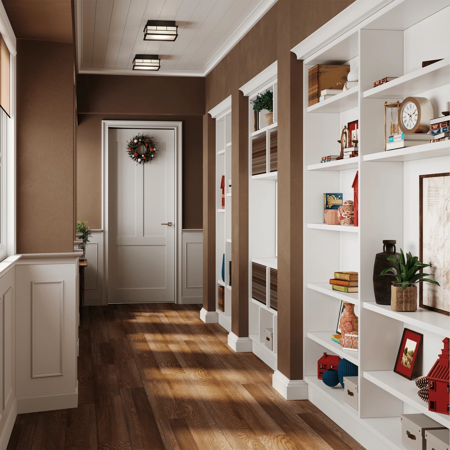 SPC плитка для пола Орех (1220*180*4 мм) — купить в Казани