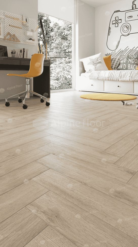 Виниловый ламинат "Alpine Floor" Parquet Light Дуб Медия (600*125*4 мм) — купить в Казани