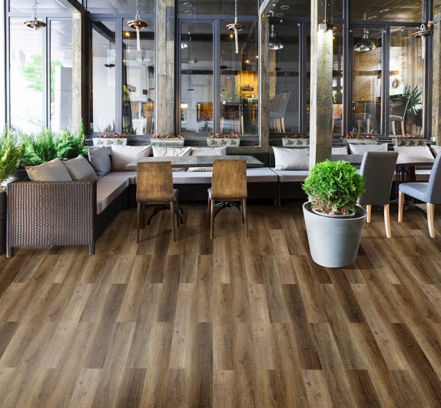 SPC ламинат "CronaFloor" Wood 4V Дуб Чак (1200*180*4 мм) — купить в Казани