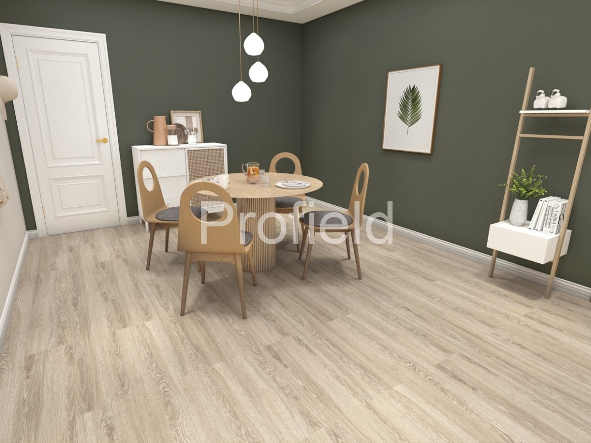 HSPC ламинат "Profield" Дуб Светлый (1200*228*5,5 мм) — купить в Казани