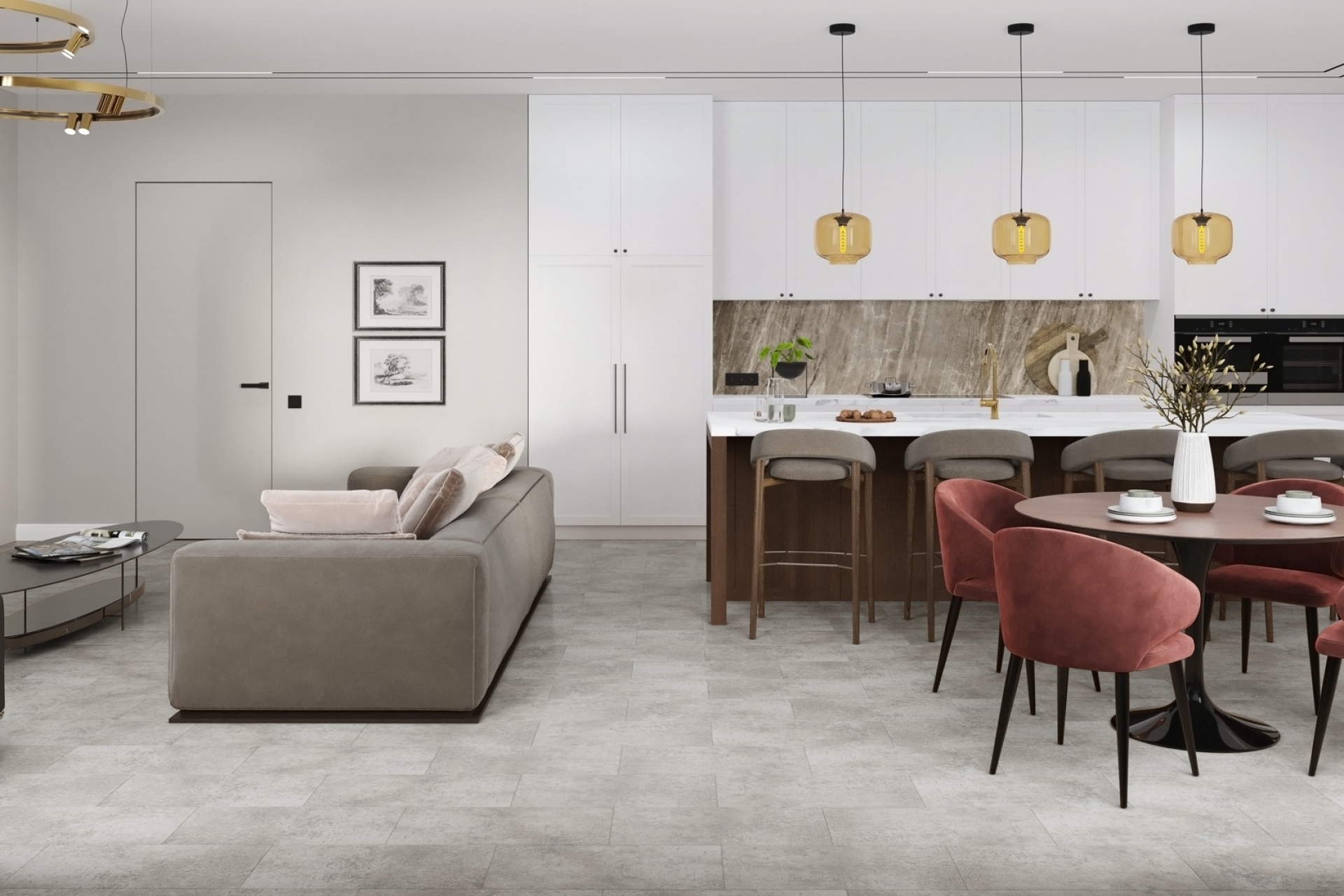 SPC плитка «Damy Floor» Фудзияма (610*305*5 мм) — купить в Казани