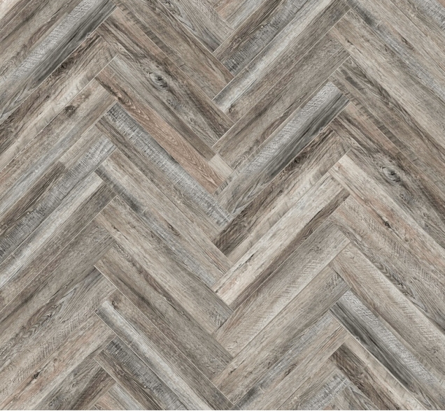 Виниловый ламинат SPC "Cronafloor" Herringbone Дуб Реймс (640*128*4,5 мм) — купить в Казани