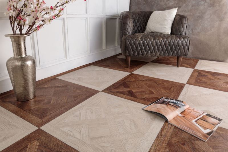 Замковая ПВХ плитка "Aquafloor" AF7001VS (600*600*7 мм) — купить в Казани