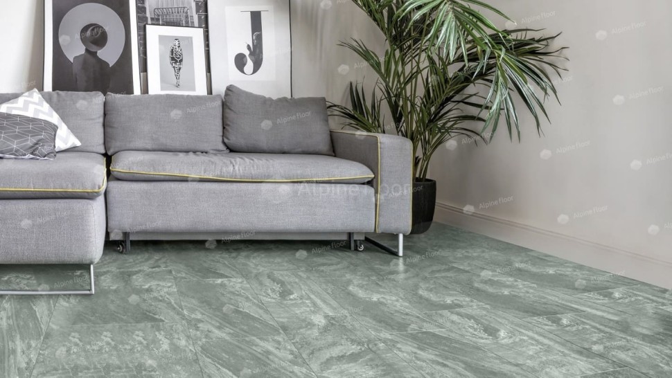 Виниловая плитка "Alpine Floor" Light Stone Хэмпшир (608*303*2,5 мм) — купить в Казани