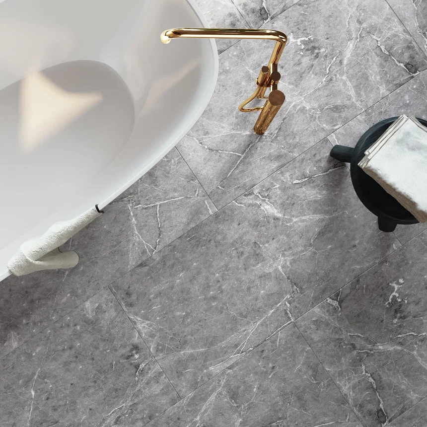 SPC ламинат "Invictus" Hudson Stone Silver (907*450*6мм) — купить в Казани