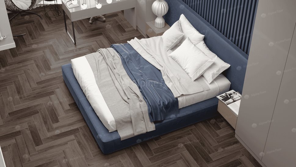 Виниловый ламинат "Alpine Floor" Parquet Light Дуб Фафнир (600*125*4 мм) — купить в Казани