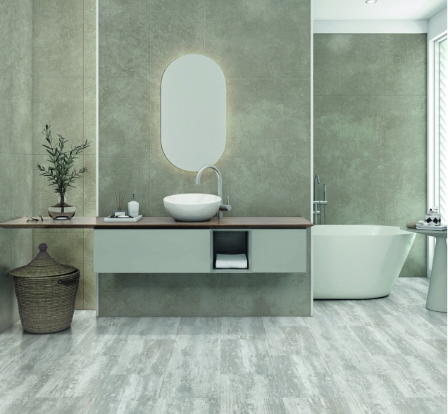 SPC ламинат "CronaFloor" Stone 4V Дублин (600*300*4 мм) — купить в Казани