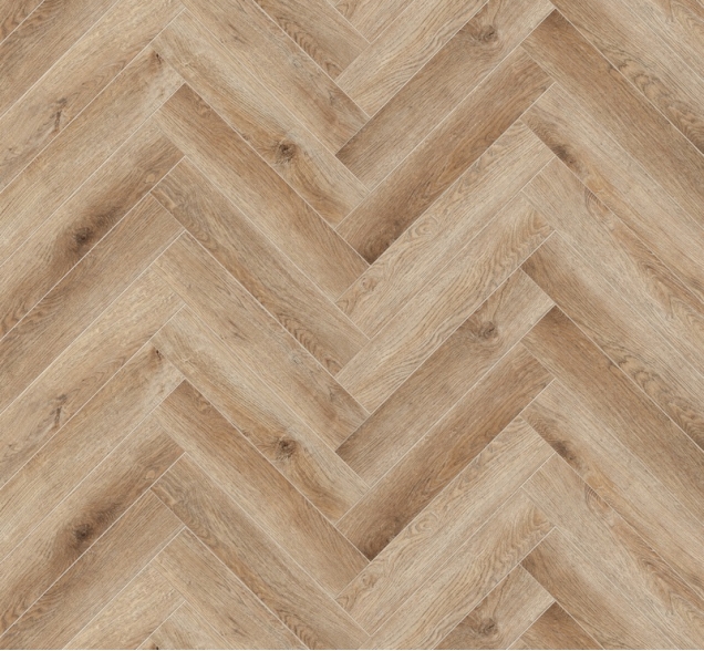 Виниловый ламинат SPC "Cronafloor" Herringbone Дуб Монпелье (640*128*4,5 мм) — купить в Казани